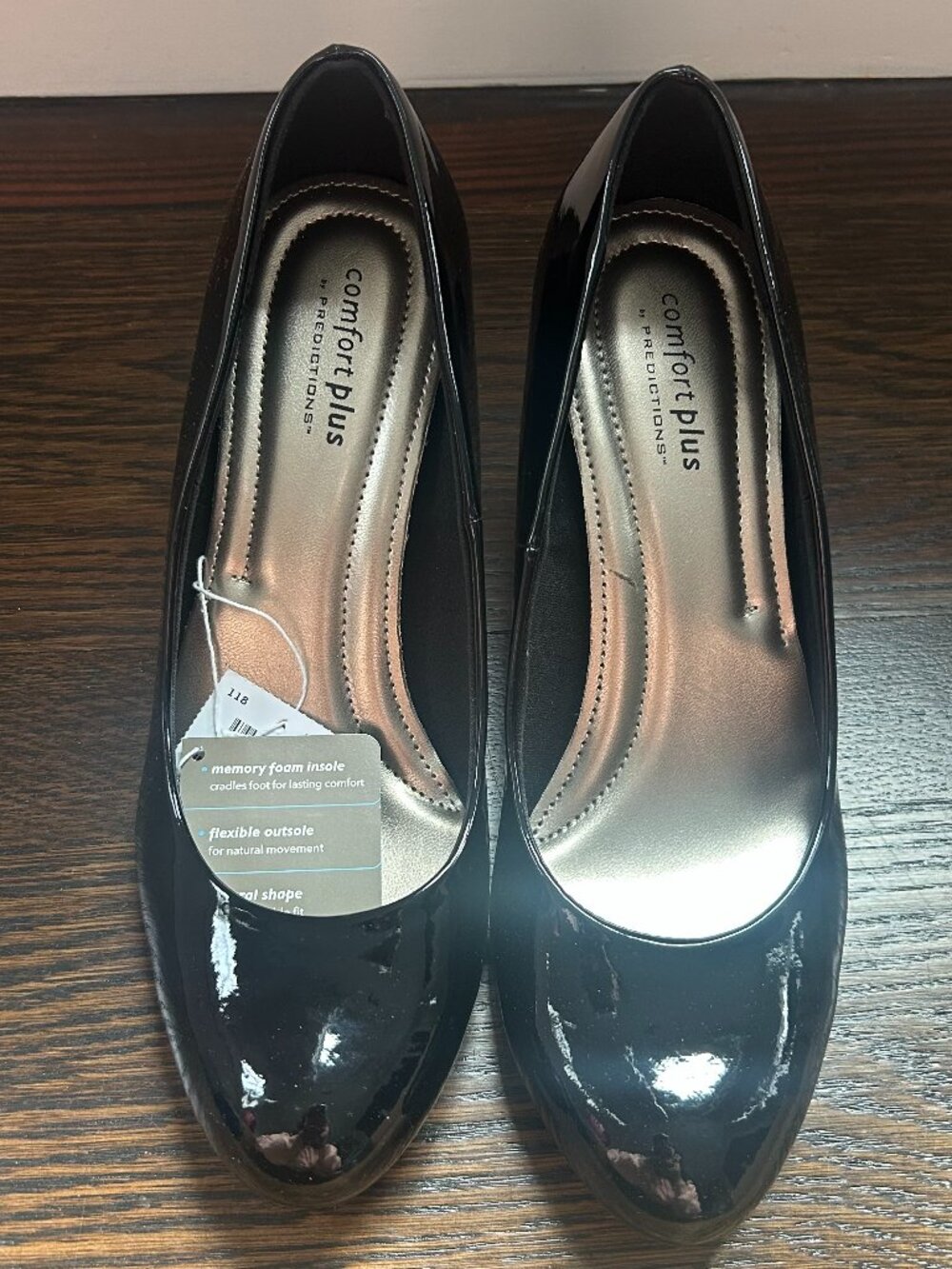 ComfortPlus Black Pumps Size 8.5W